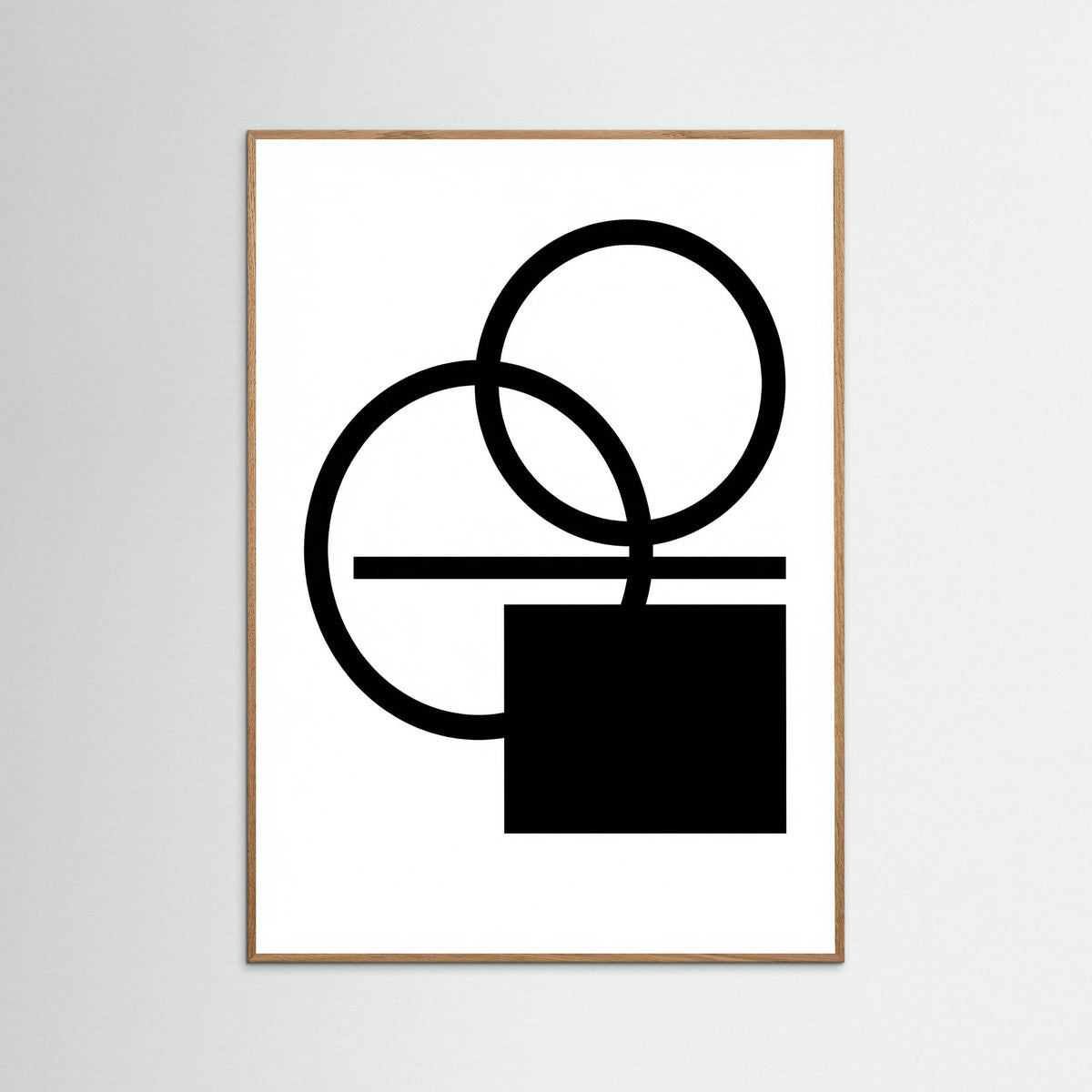 Oak Nature Art Print Beige