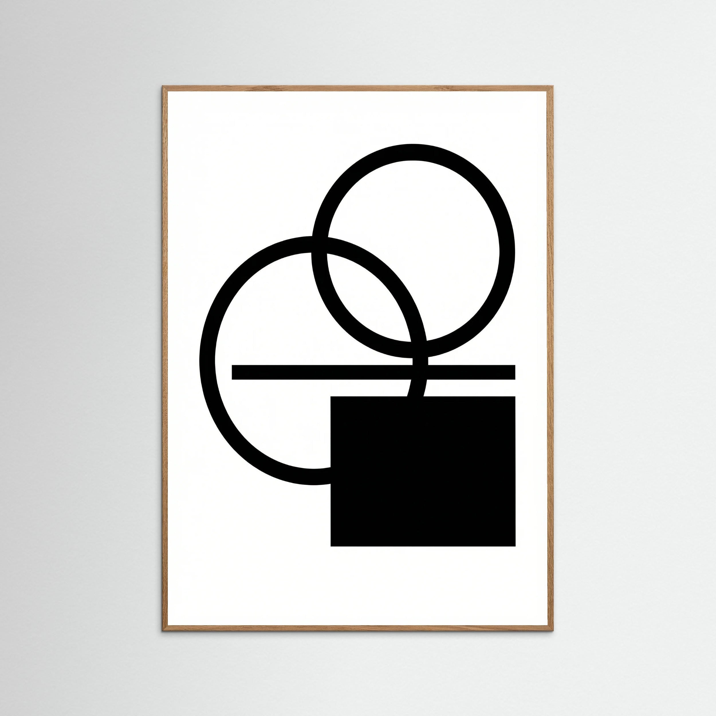 Oak Nature Art Print Beige