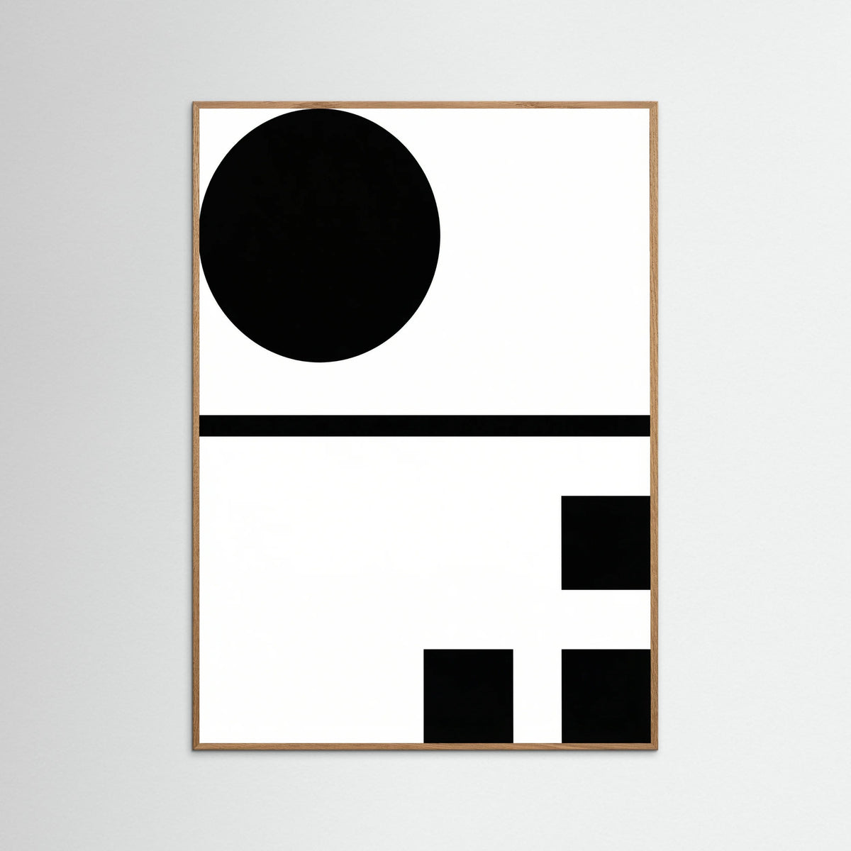 Oak Nature Art Print Beige