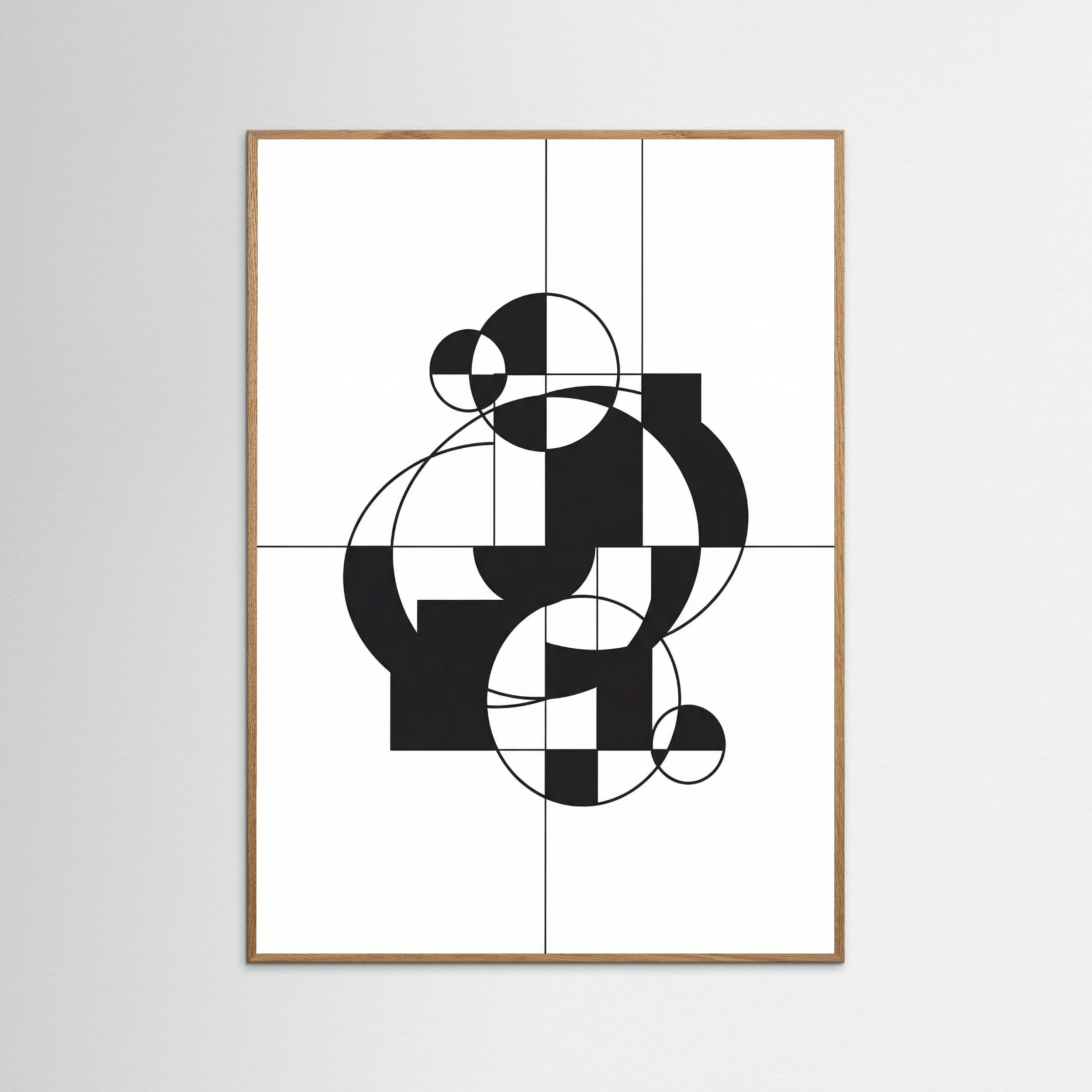 Oak Nature Art Print Beige