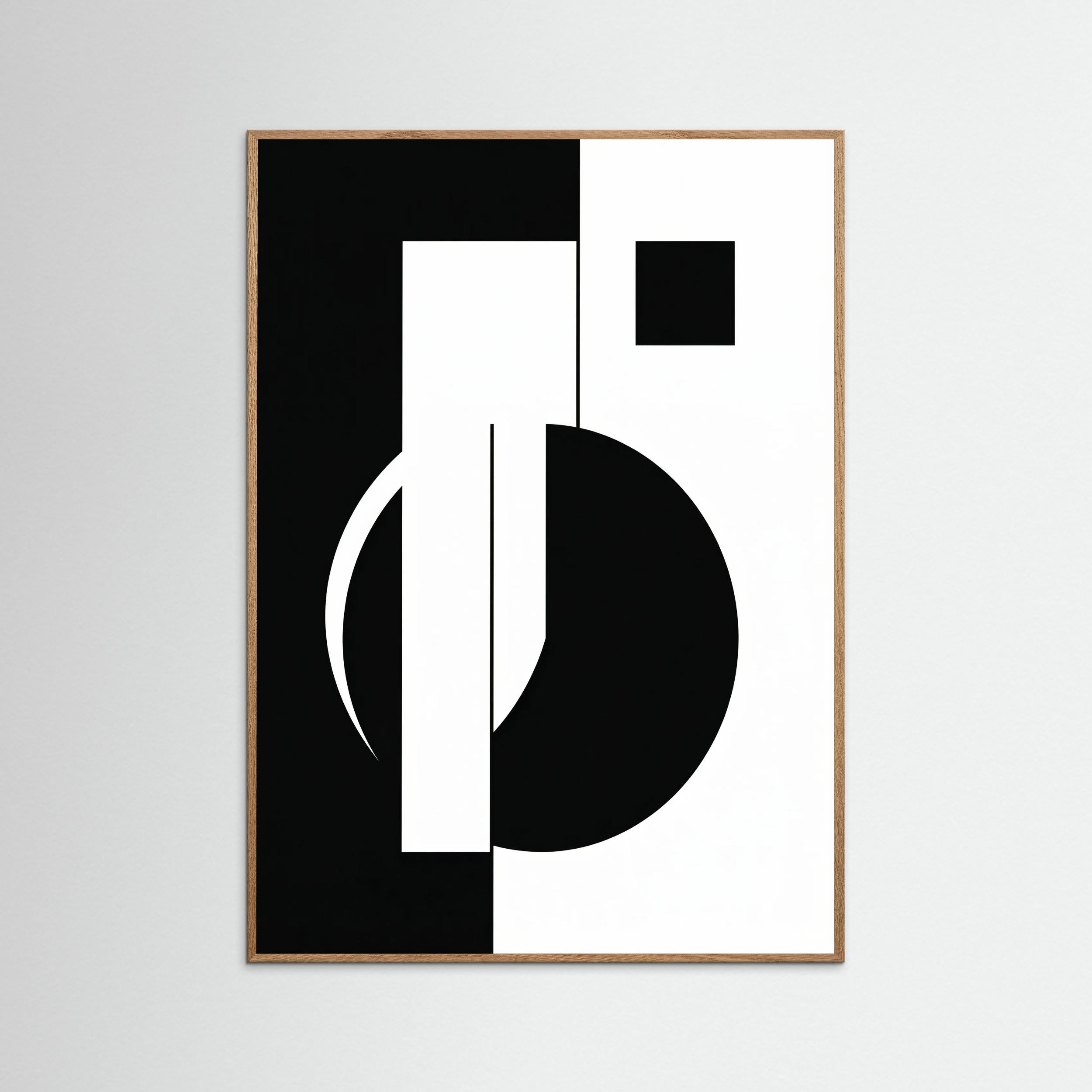 Oak Nature Art Print Beige