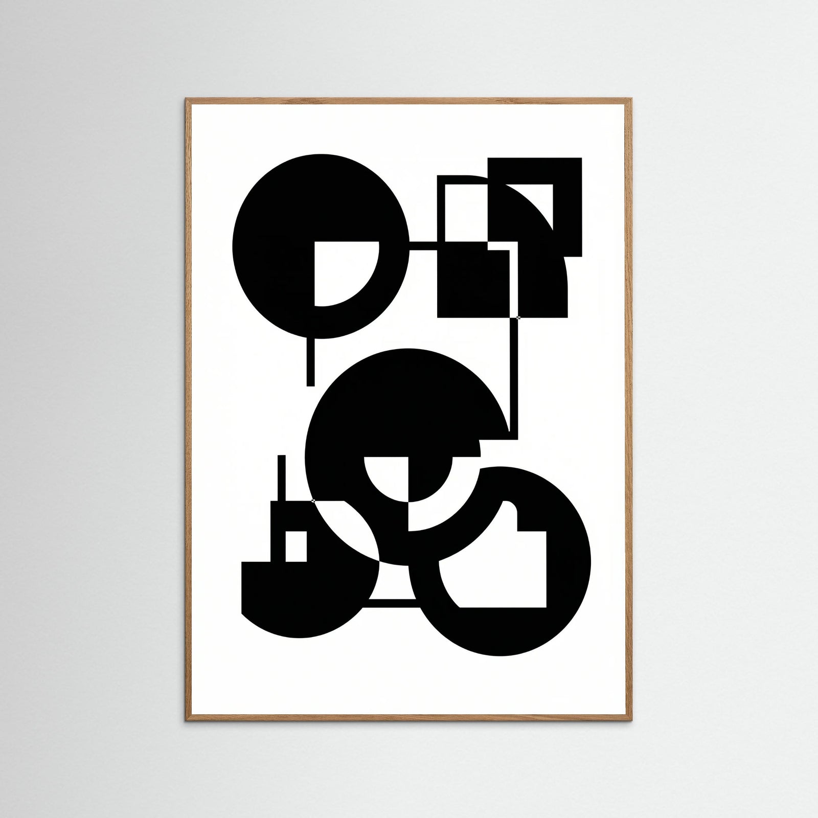 Oak Nature Art Print Beige