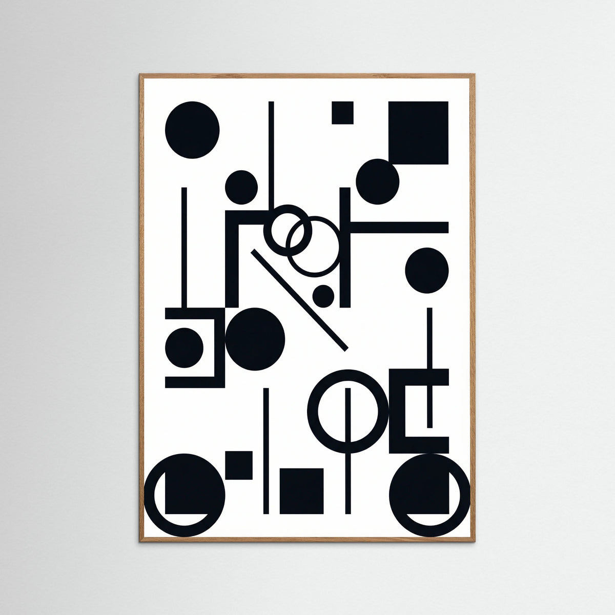 Oak Nature Art Print Beige