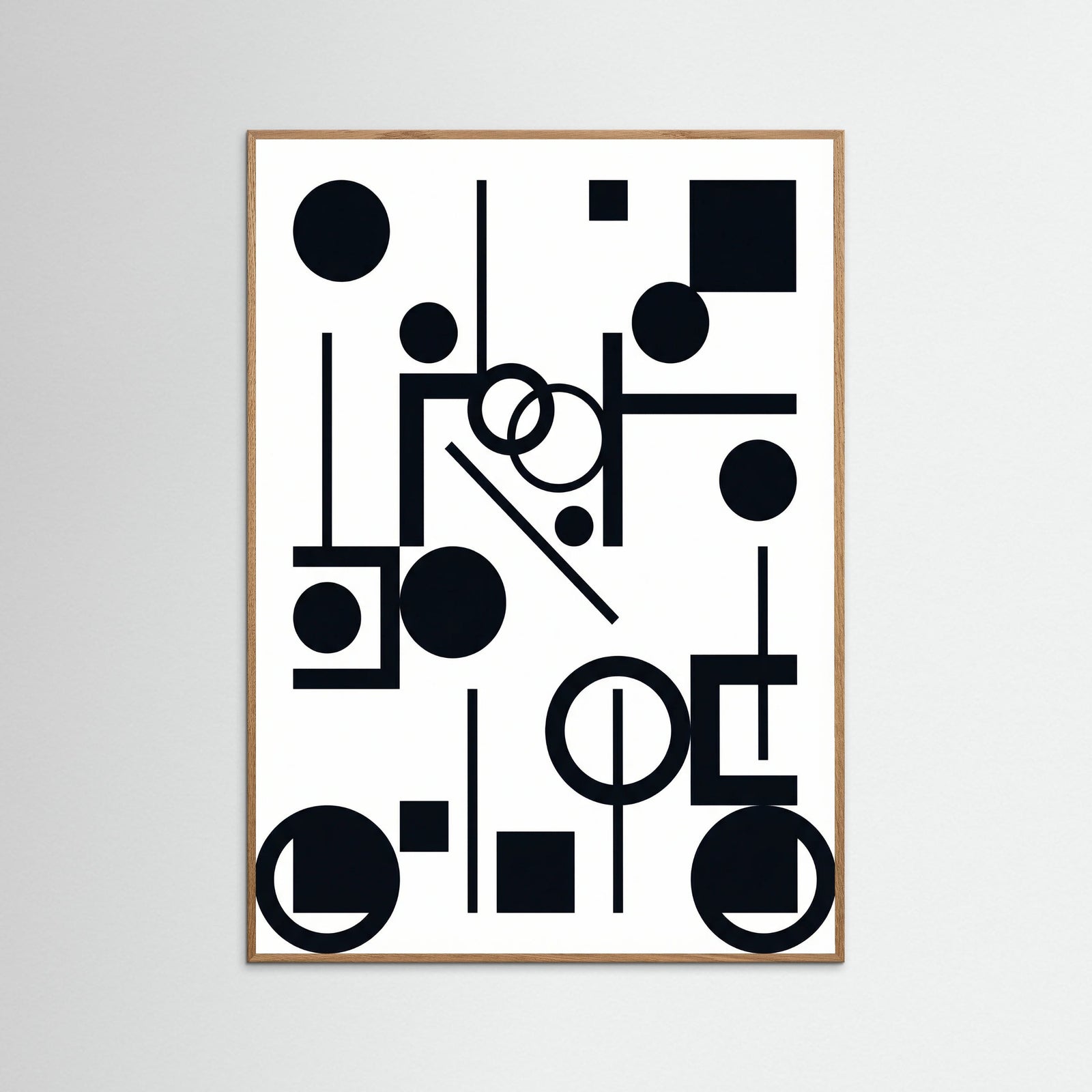 Oak Nature Art Print Beige