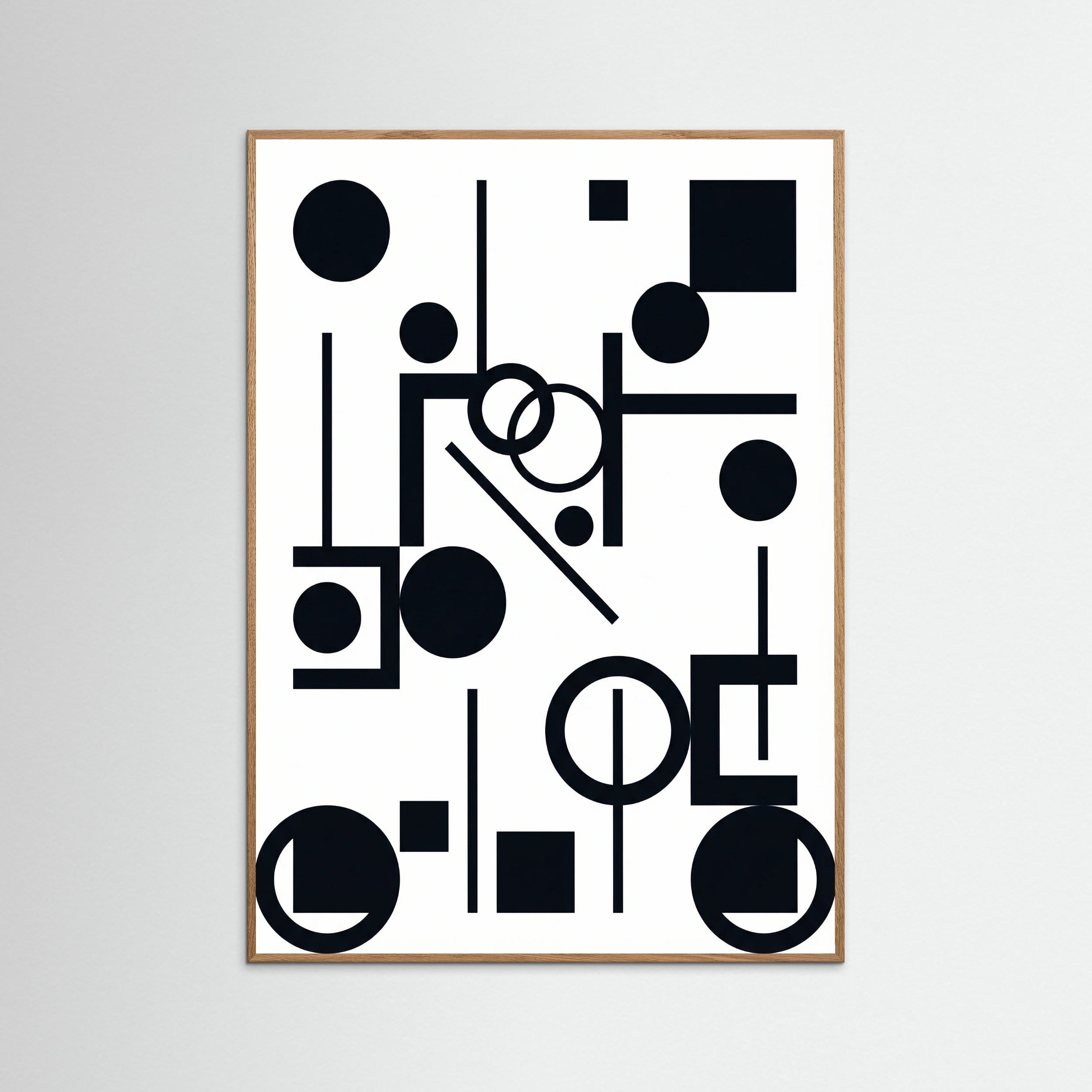 Oak Nature Art Print Beige