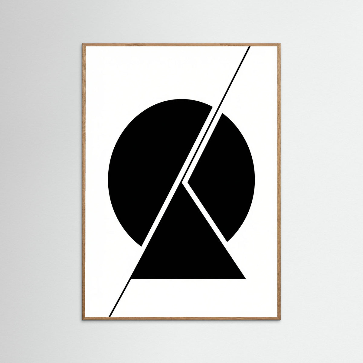 Oak Nature Art Print Beige