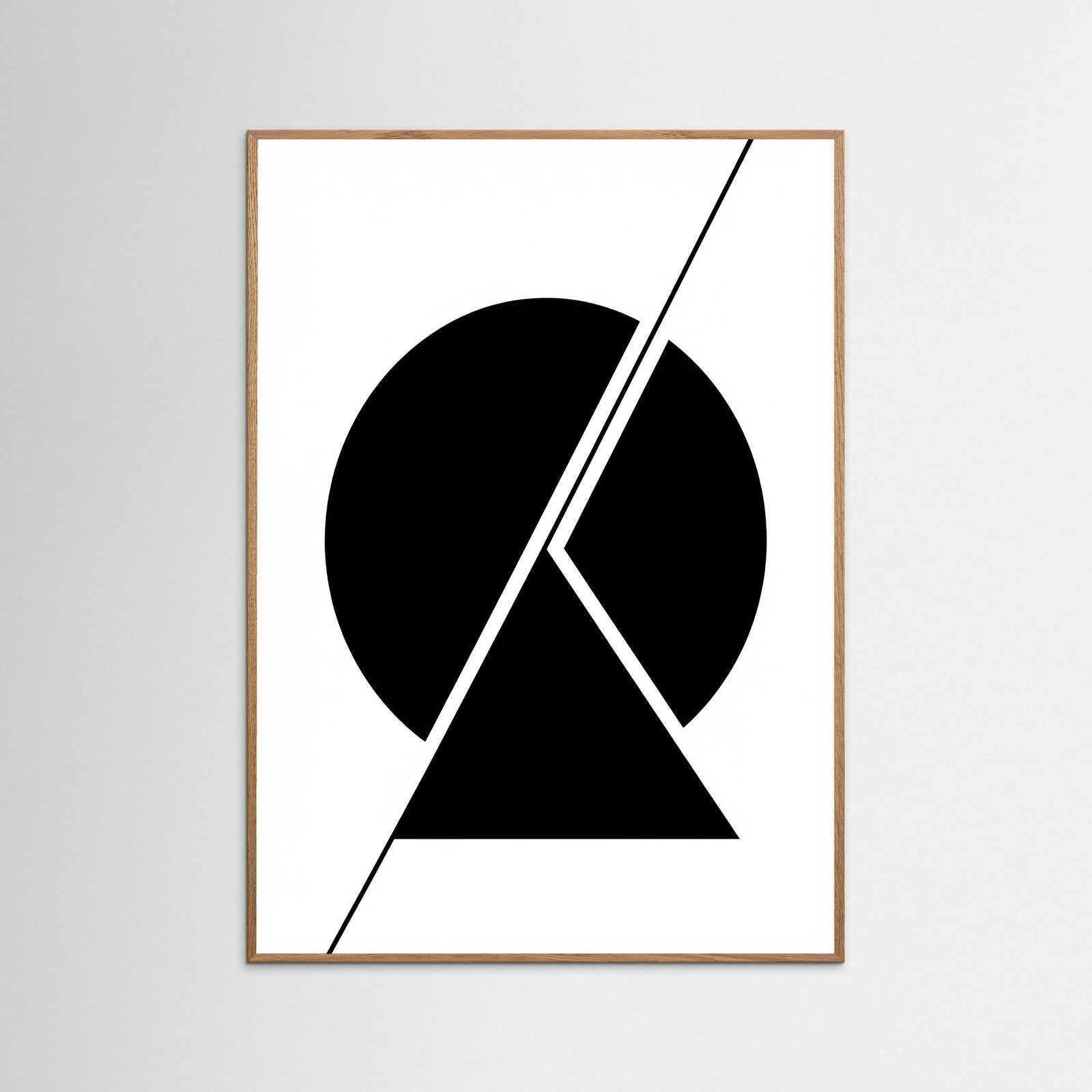 Oak Nature Art Print Beige