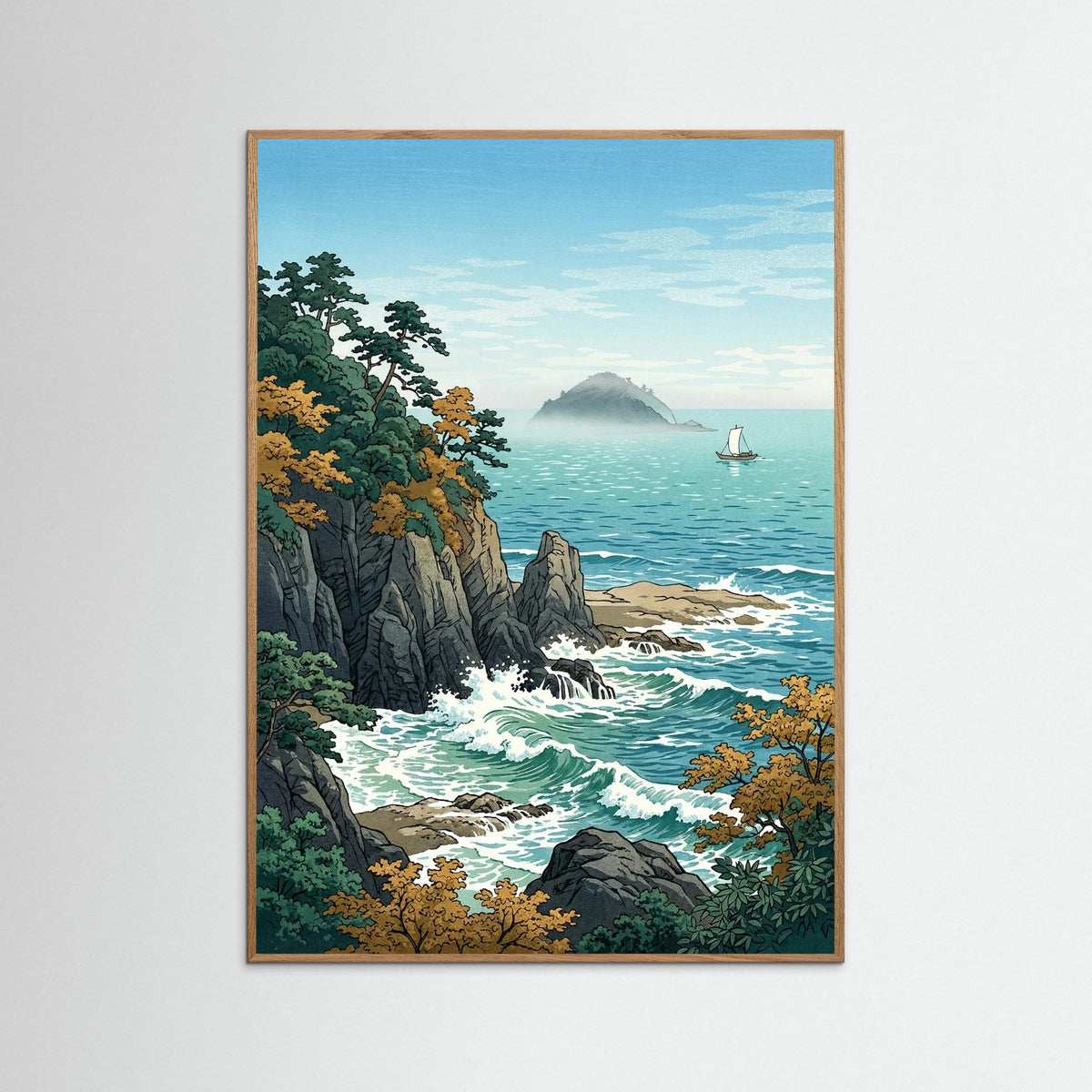 Oak Nature Ashitaka River Autumn