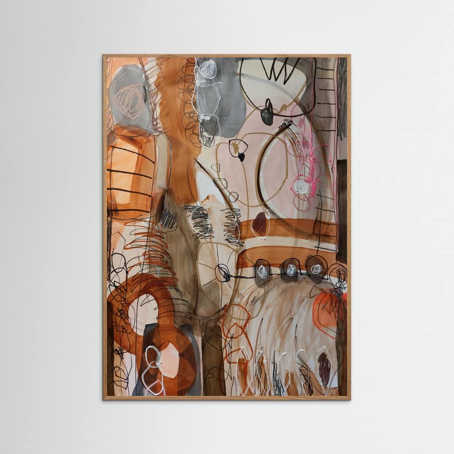 Autumn Flowers Poster