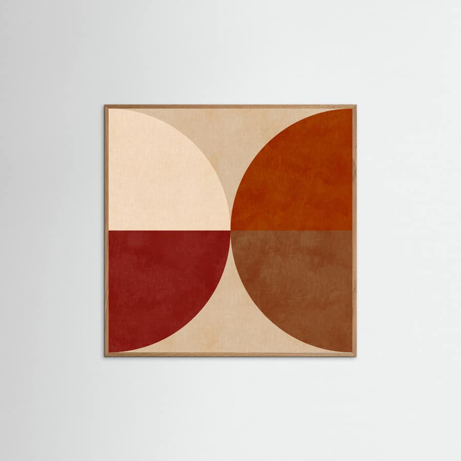 Autumn Mid Century Earthy 10 -juliste – juliste ja taidepainatus
