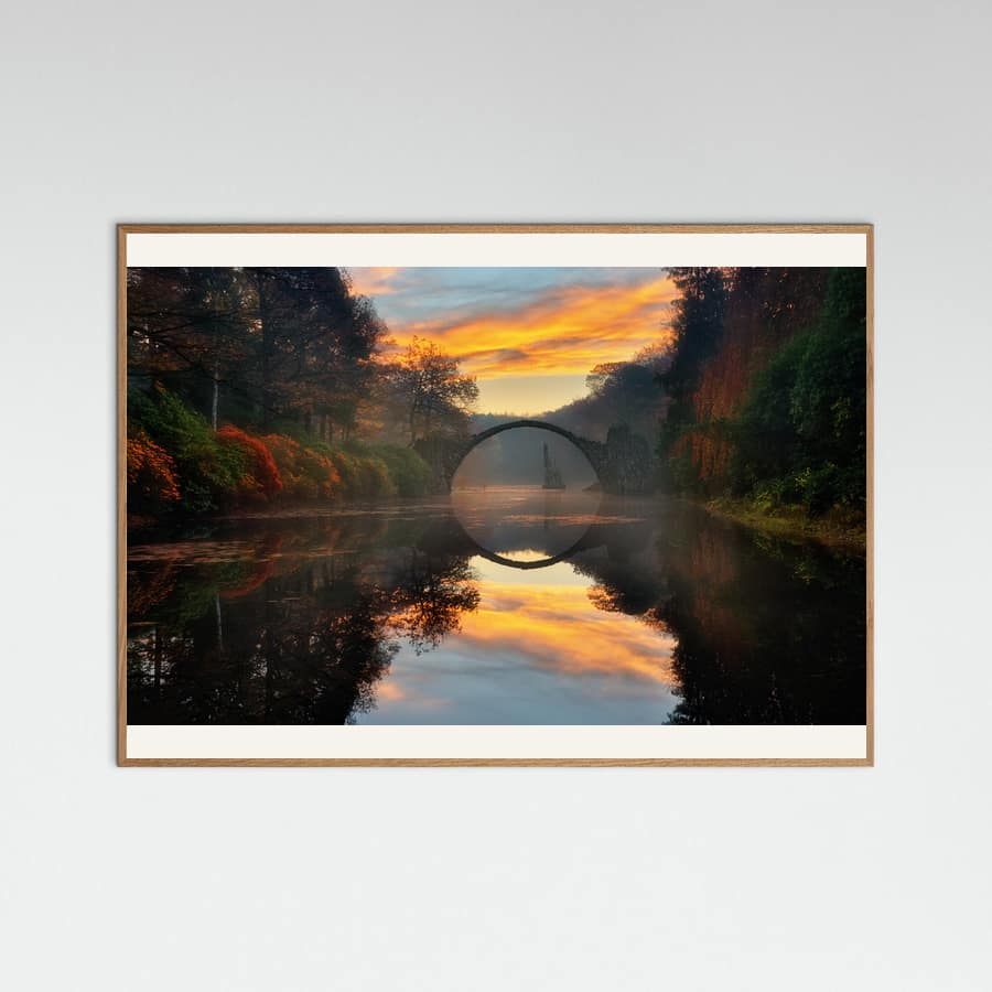 Autumn garden... Poster – plakat og kunsttryk
