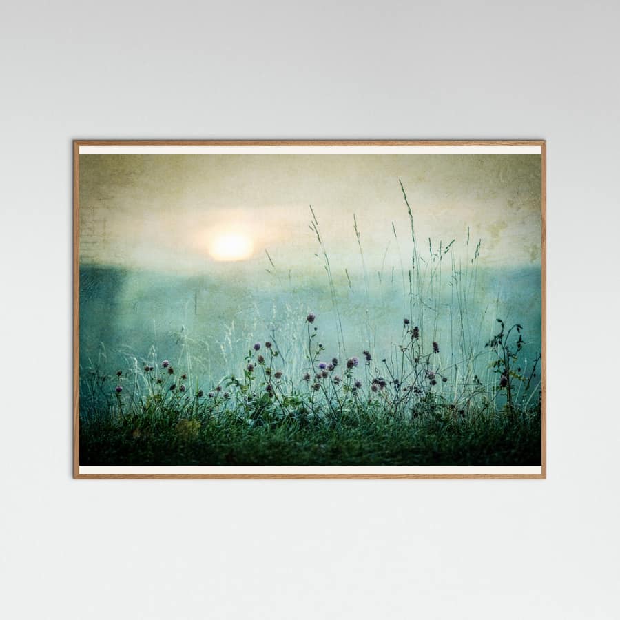 Autumn sunrise Poster