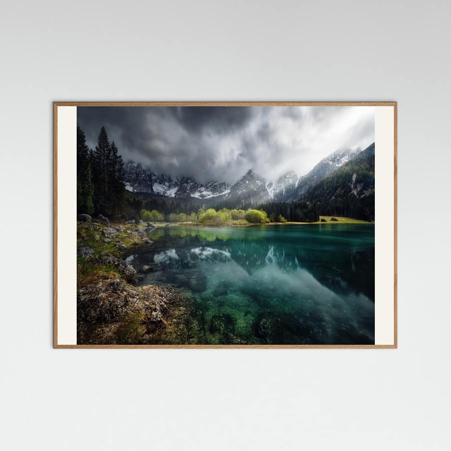 Azul turquesa. Poster – poster and art print