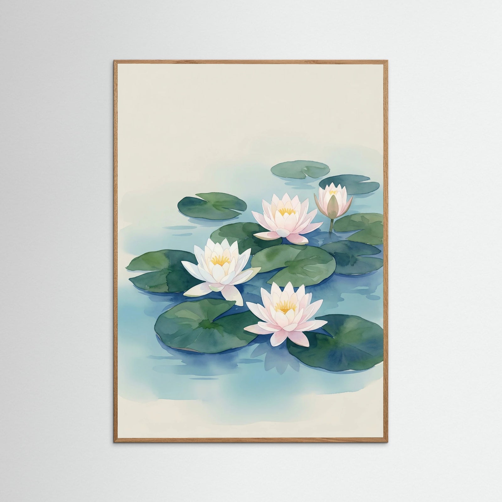 Oak Nature Azure Iris Bloom