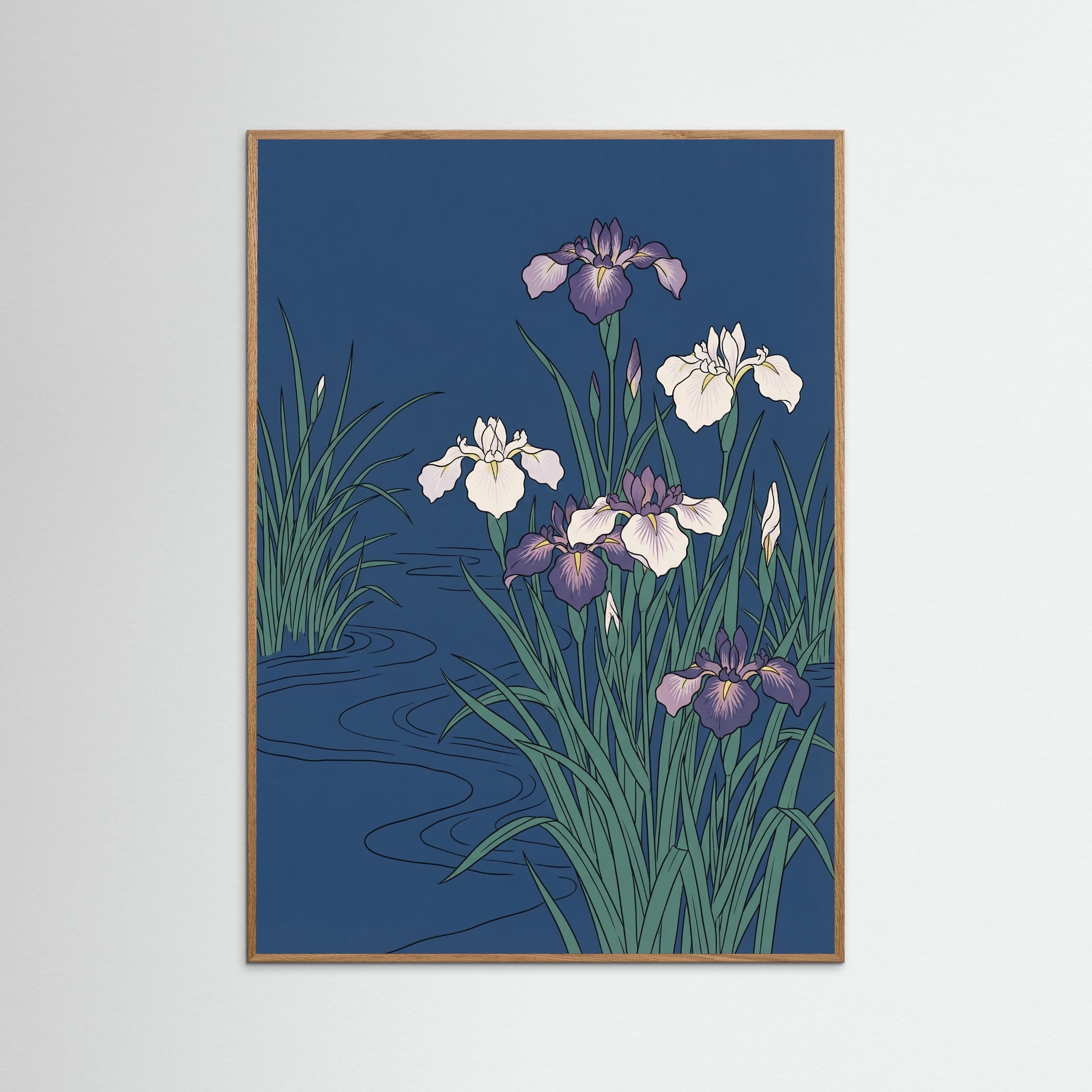 Oak Nature Azure Peonies