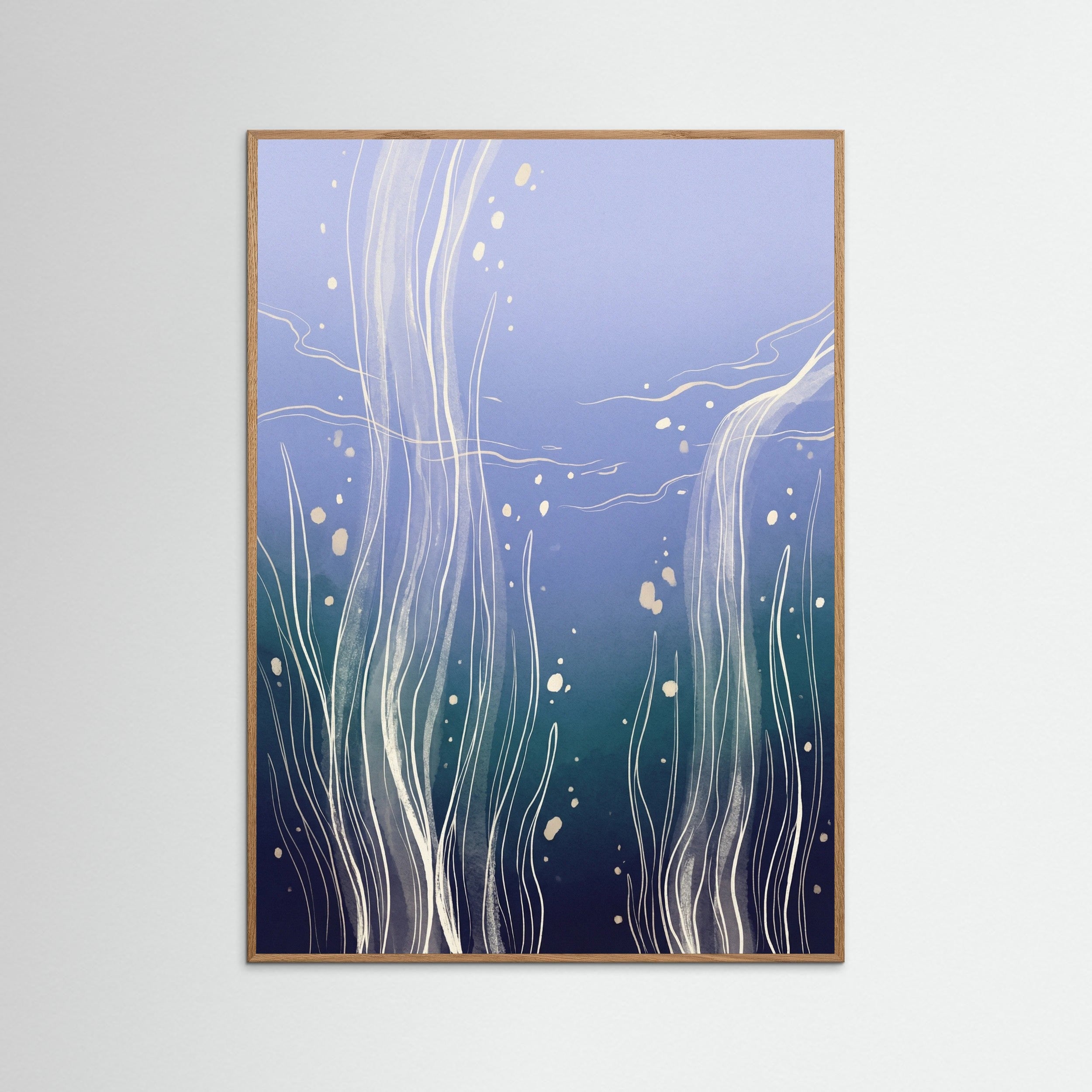 Oak Nature Azure Swirl