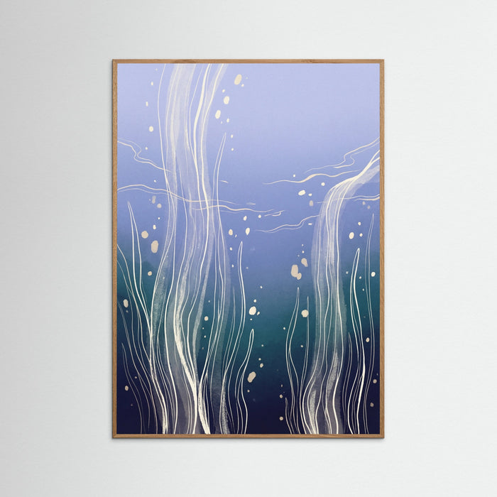 Oak Nature Azure Swirl