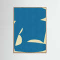 Oak Nature B Cut Out In Blue Poster