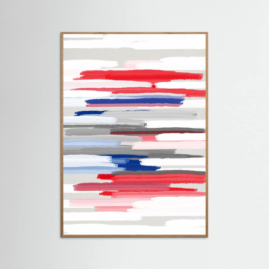Póster BILLS RED WHITE AND BLUES – póster e impresión artística