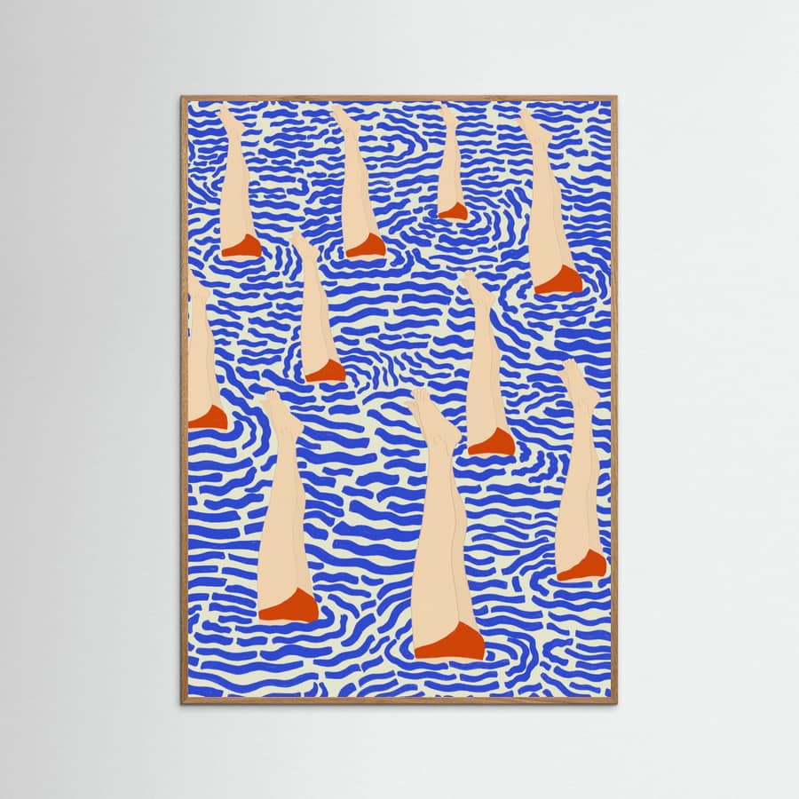 Plakat Bañistas