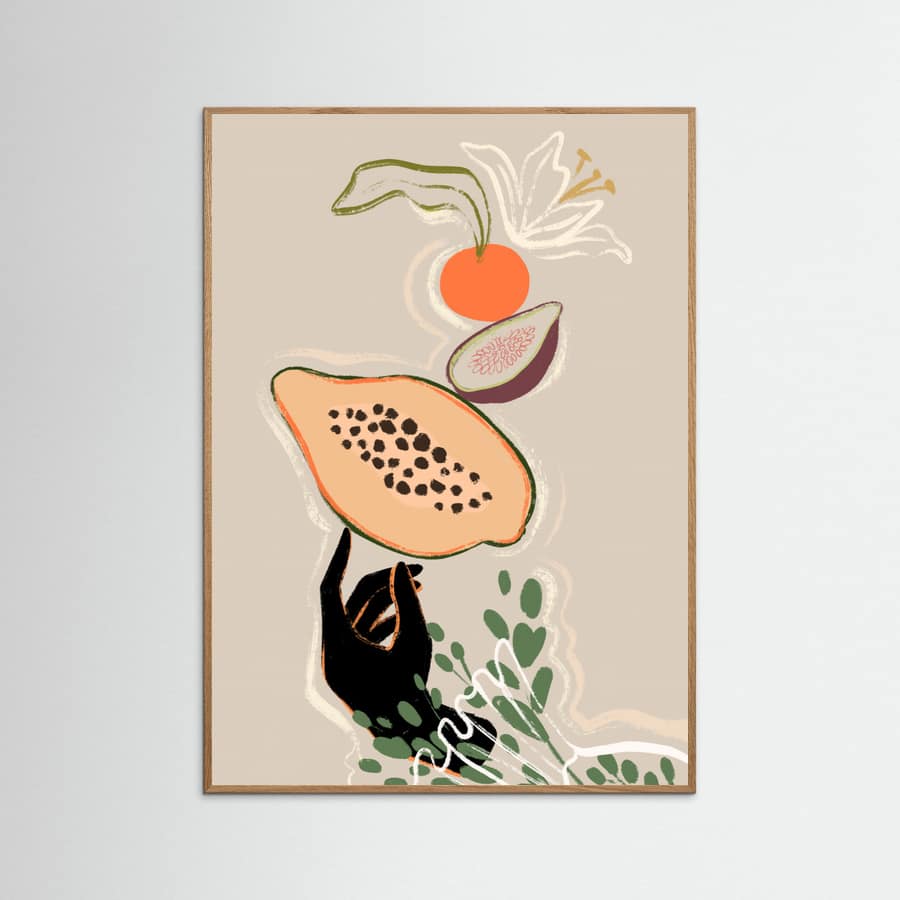 Poster Balancing Fruits – poster e stampa artistica