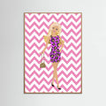 Barbie Zig Zag Poster – Poster und Kunstdruck
