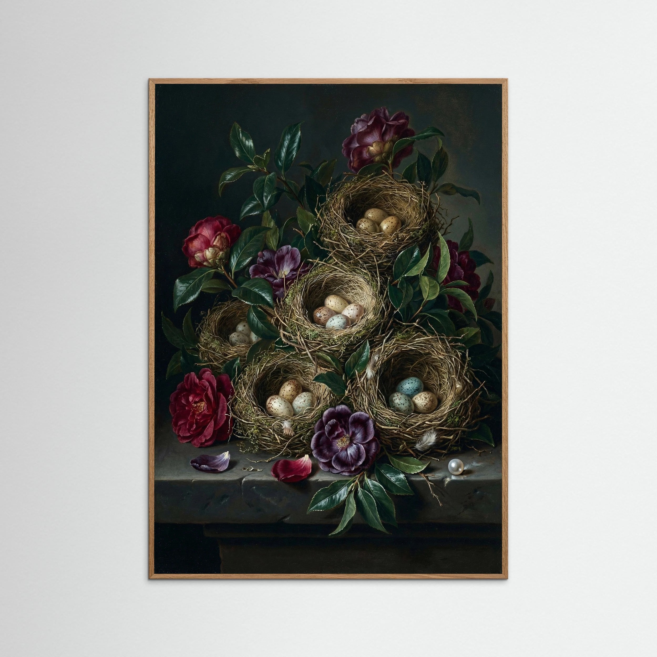 Oak Nature Baroque Floral Opulence