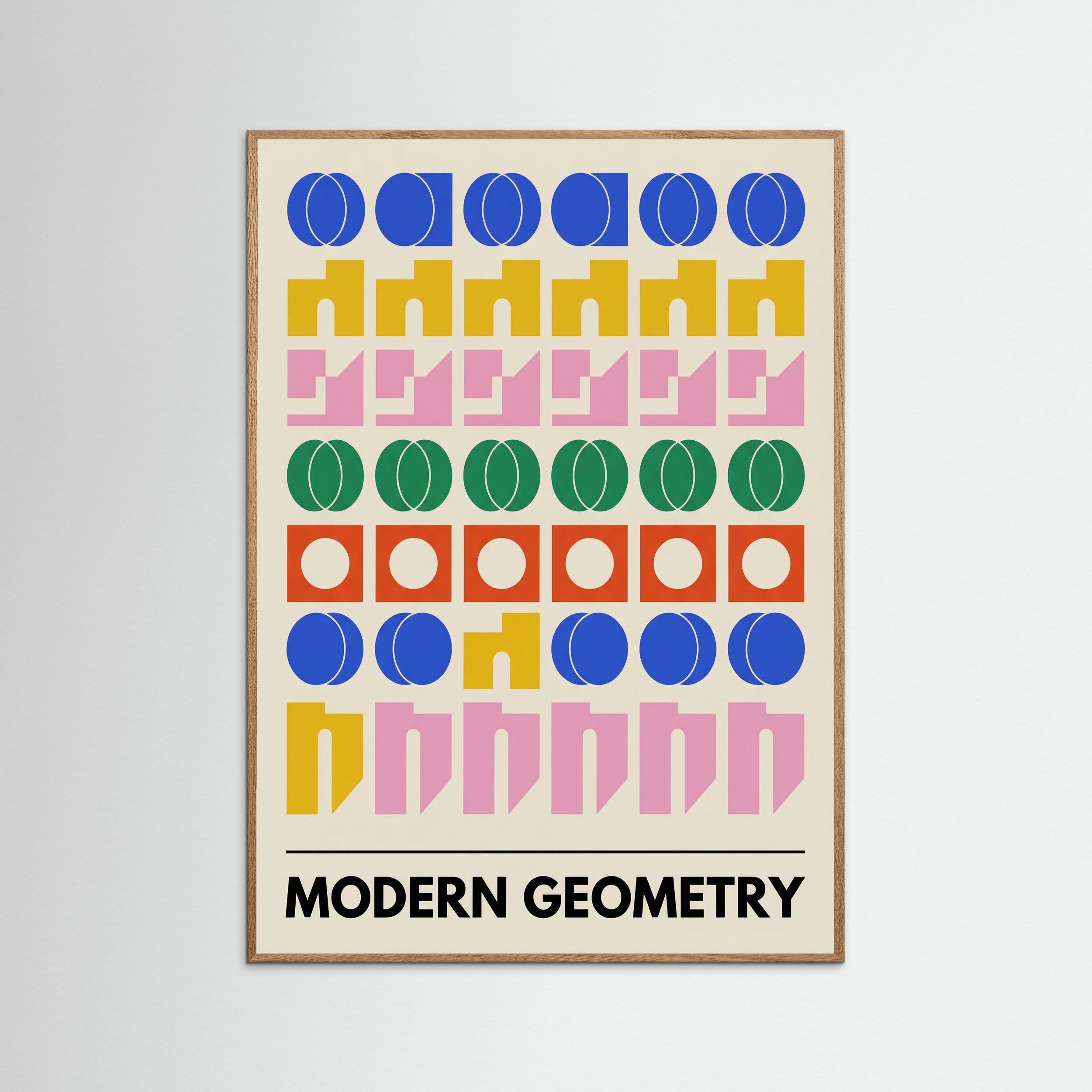 Oak Nature Bauhaus Blooms Grid