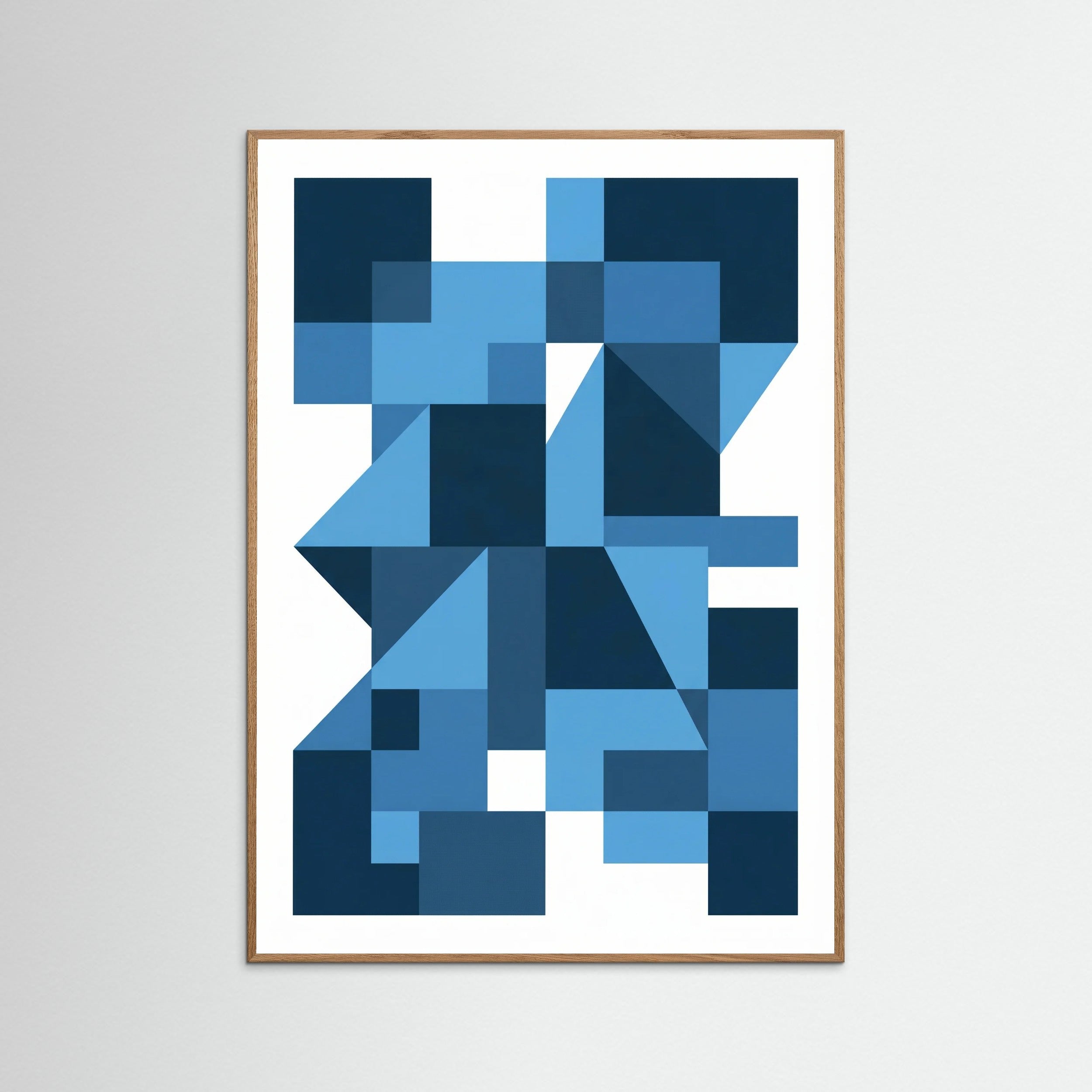 Oak Nature Bauhaus Blue Depths