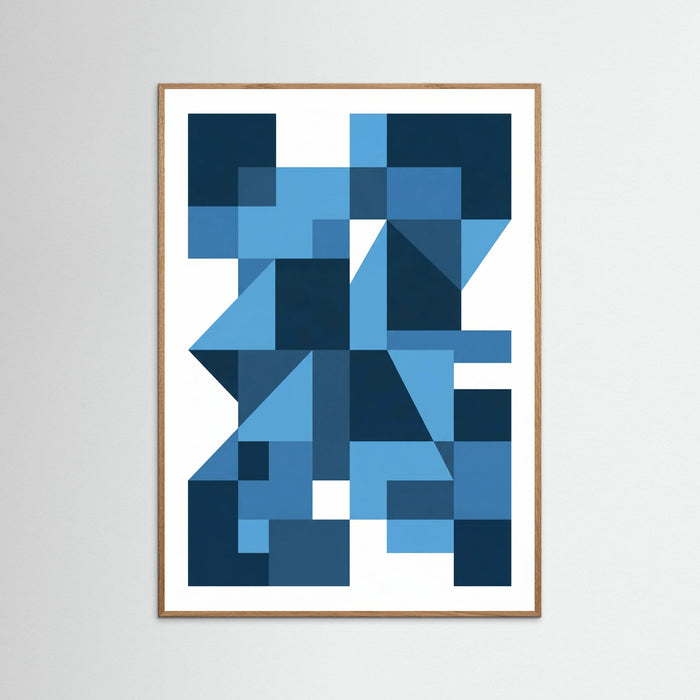 Oak Nature Bauhaus Blue Depths