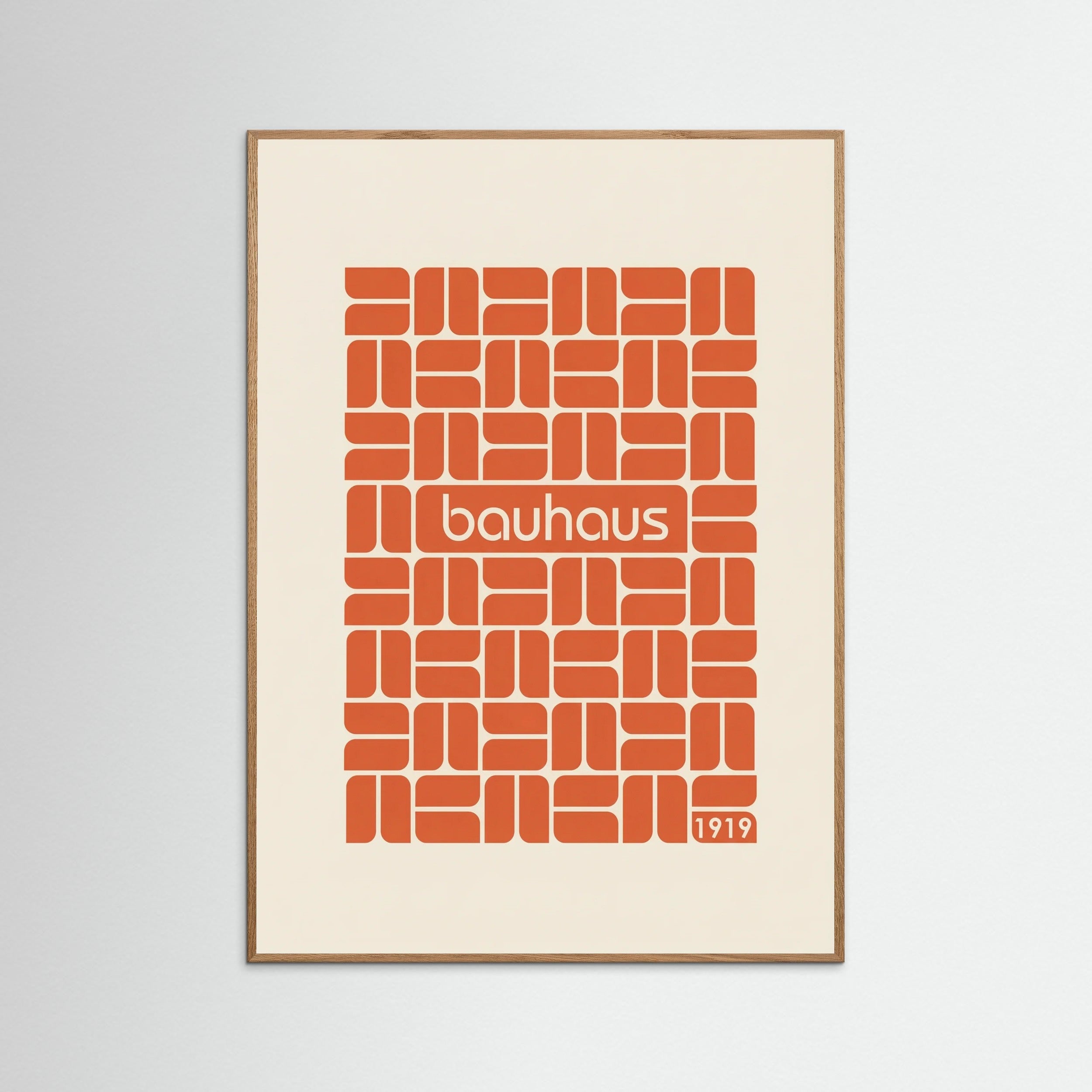 Oak Nature Bauhaus Grid Design