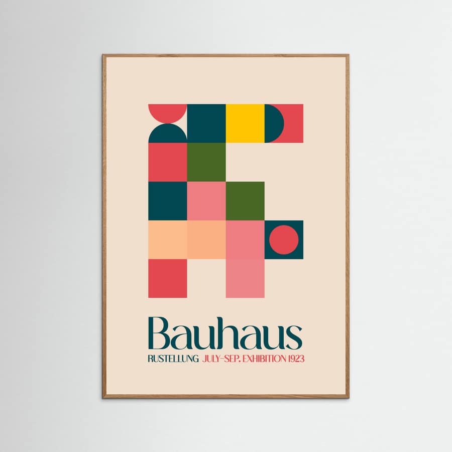 Bauhaus Kutular Poster