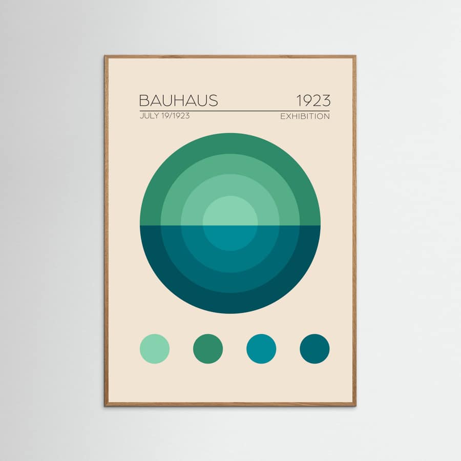 Póster Bauhaus Mavi Daire