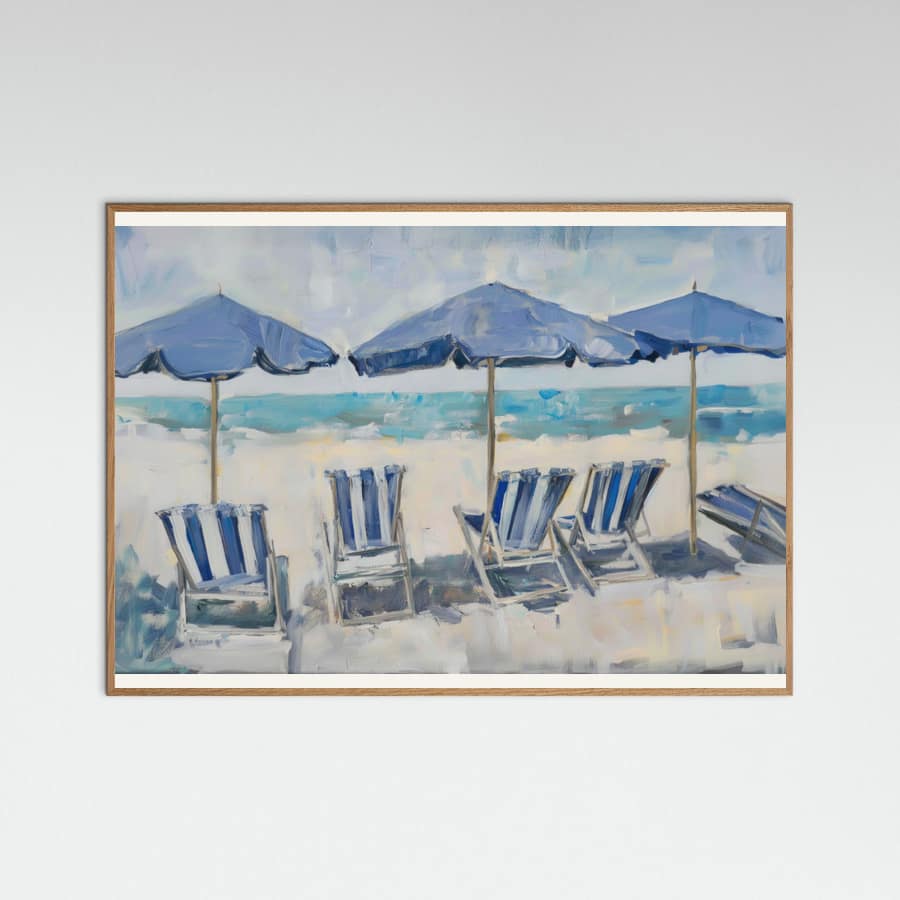 Plakat Beach Chairs