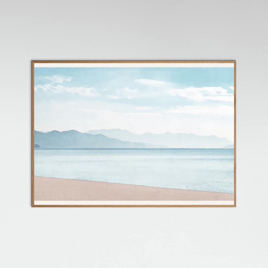 Beach View Poster – poster and art print