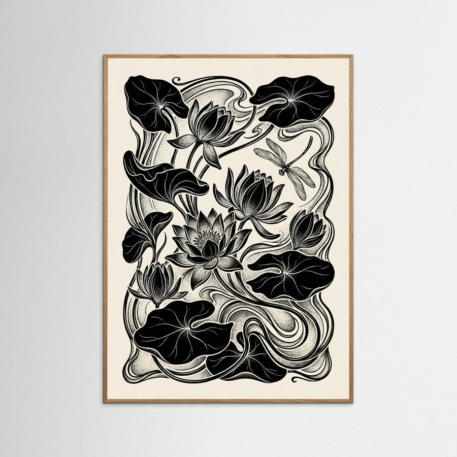 Beardsley Floral Nouveau