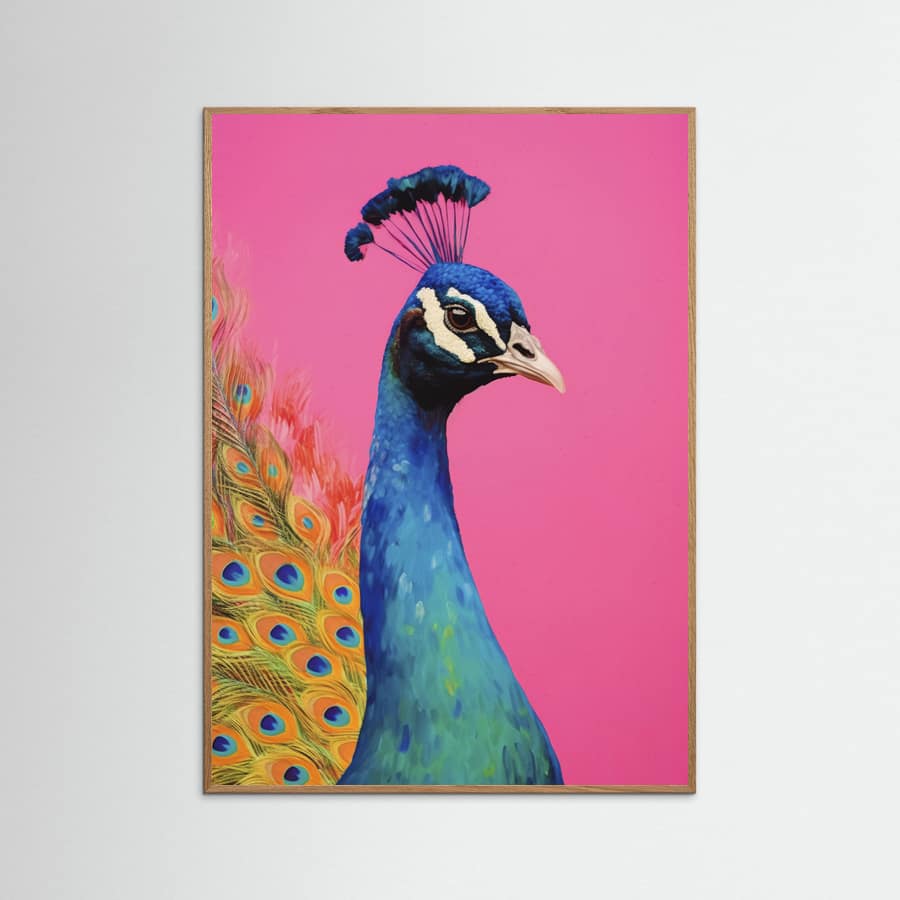 Beautiful Peacock Poster