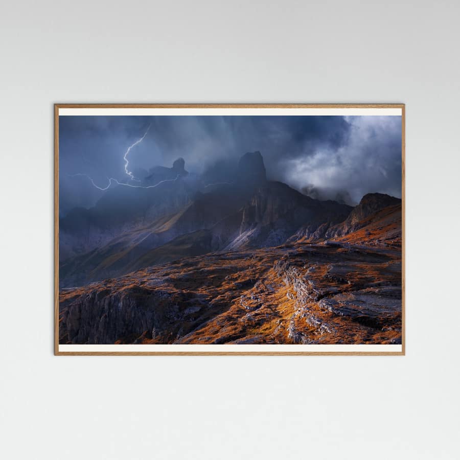 Plakat Bergwetter