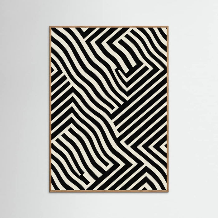 Black And White Poster – plakat og kunsttryk