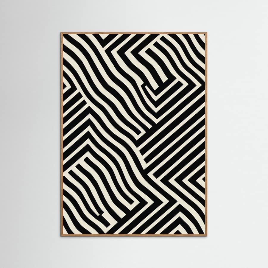 Black And White Poster