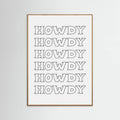 Black Howdy -juliste – juliste ja taidepainatus