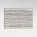 Black on Beige Lines Poster – poster and art print