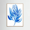 Blue Aquatic Plant Poster 6 – poster and art print