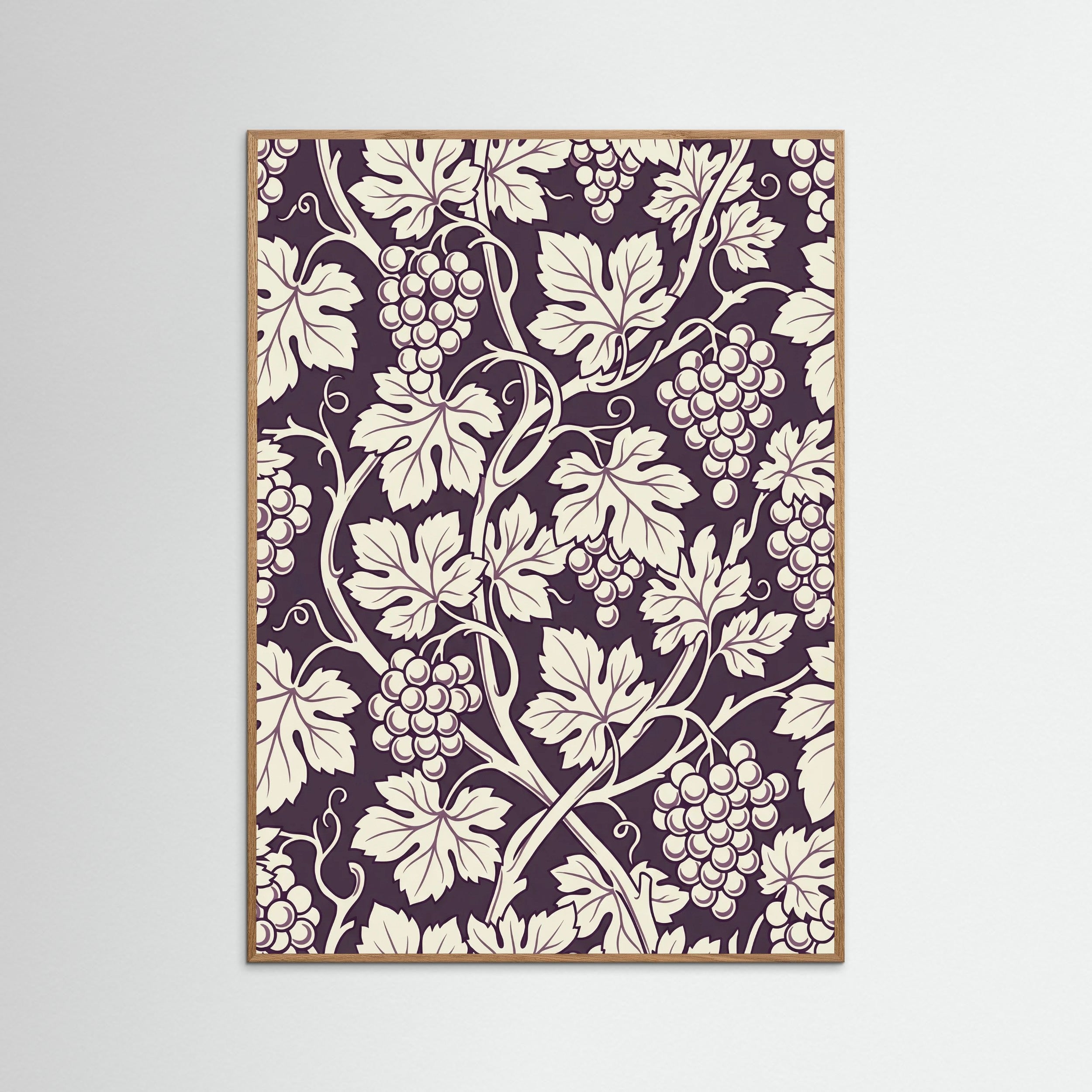 Oak Nature Blue Botanical Swirl