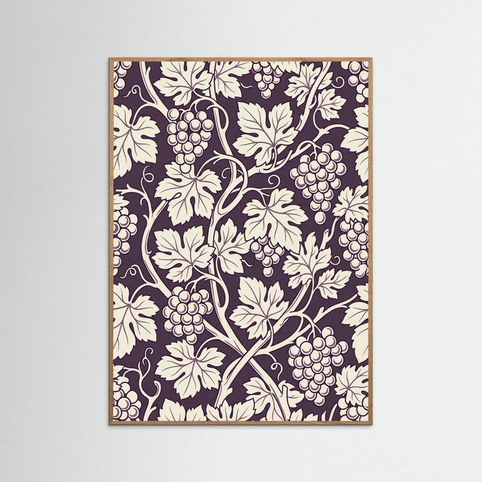 Oak Nature Blue Botanical Swirl