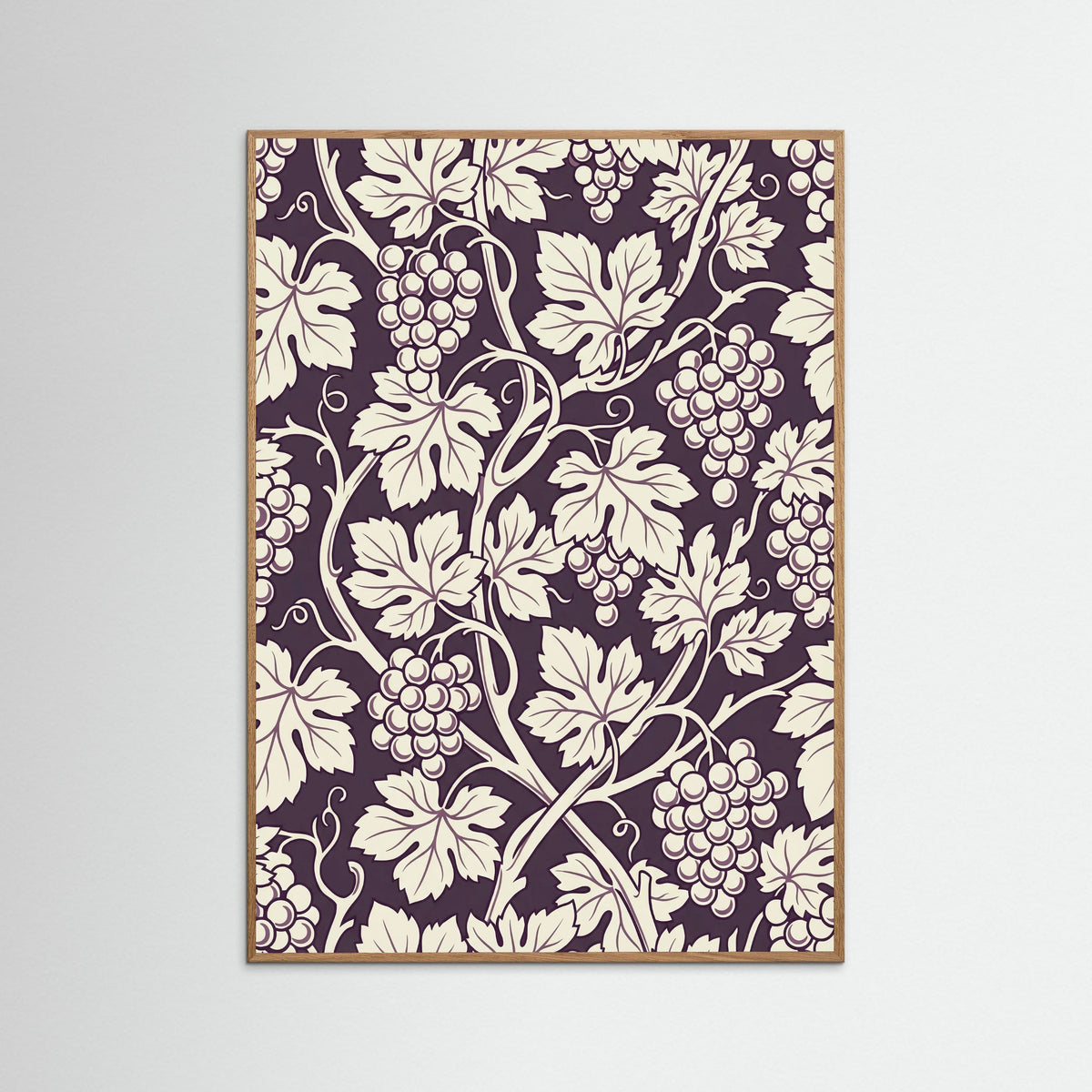 Oak Nature Blue Botanical Swirl