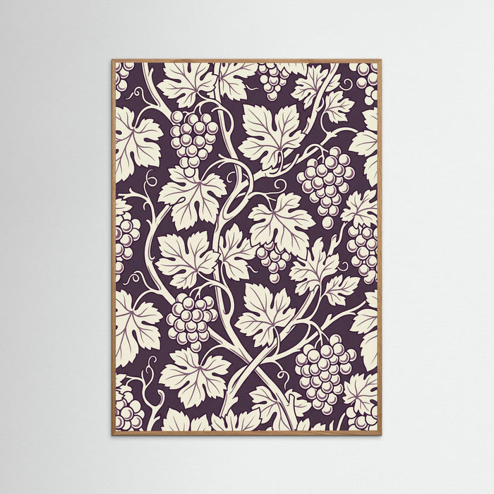 Oak Nature Blue Botanical Swirl
