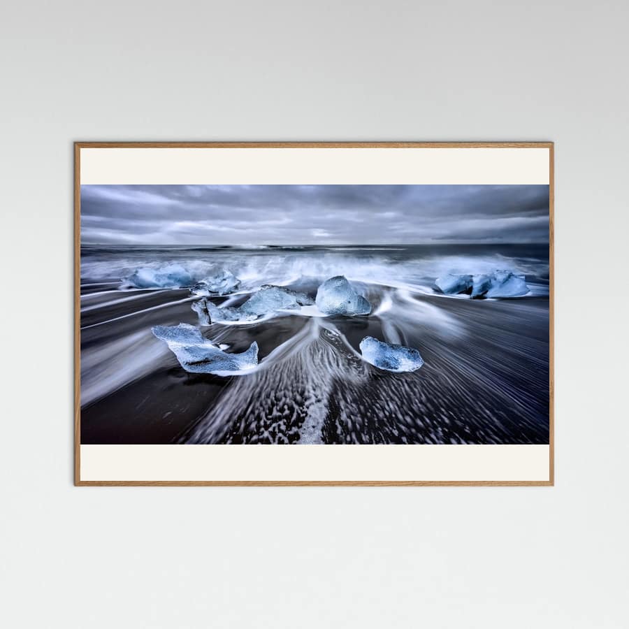 Blue Diamonds -juliste – juliste ja taidepainatus