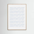Plakat Blue Howdy – plakat i druk artystyczny