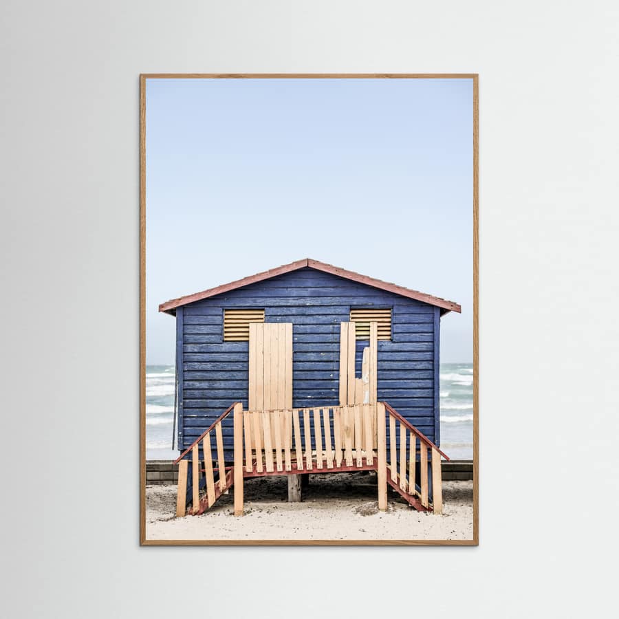 Blue Hut Poster – poster and art print